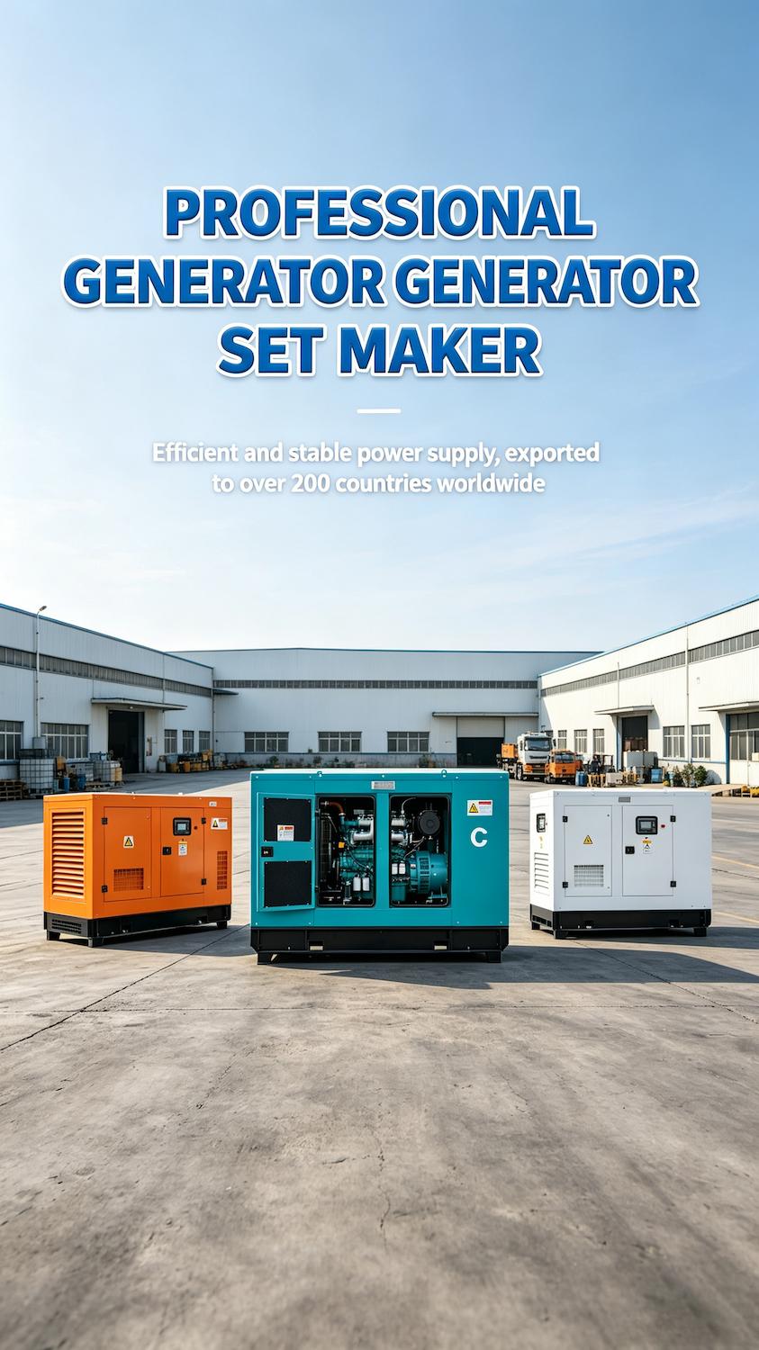 Heavy-Duty Silent Genset for Industrial Power Supply