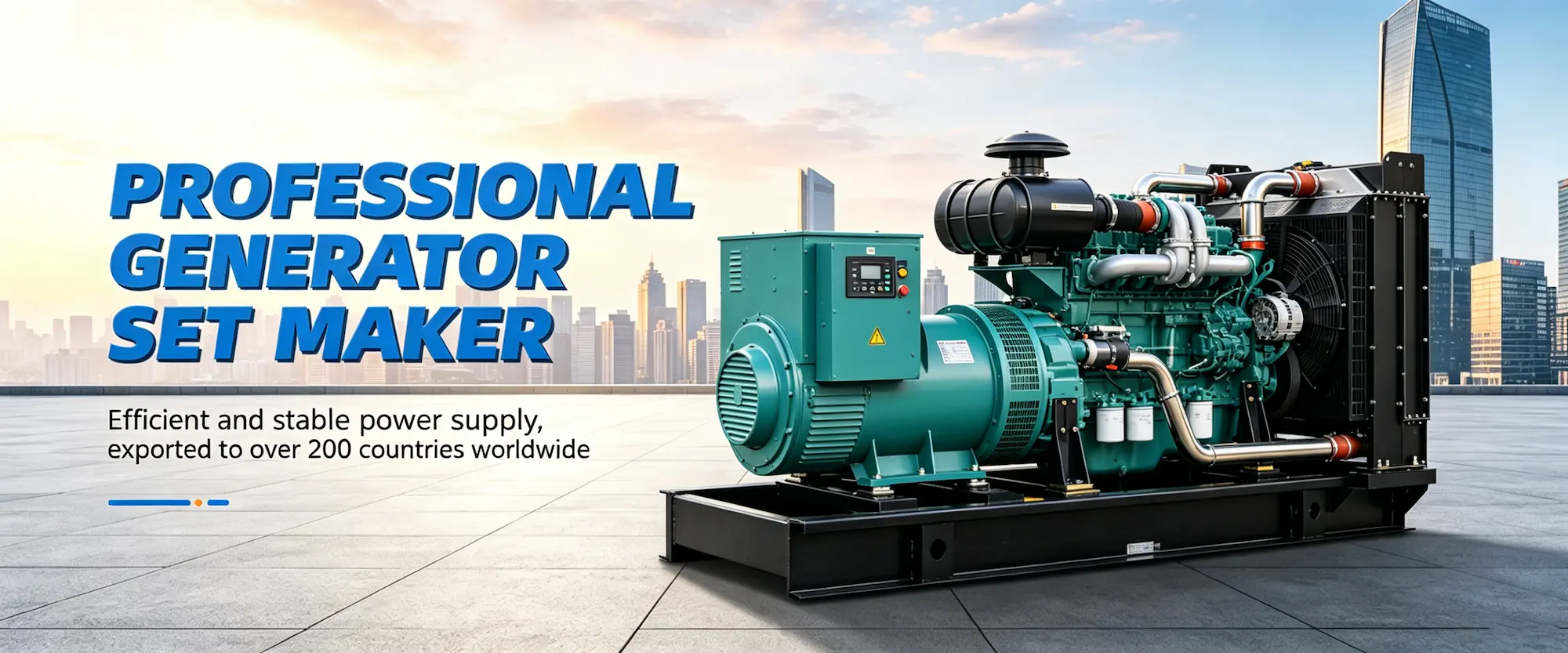High Fuel Efficiency Diesel Generator Sets